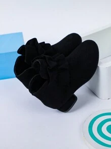 Fashionable And Comfortable Outdoor Boots For Children, Black (Girls) - Black - View 5