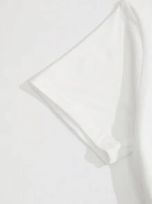 男孩 T 卹 - 白色 - 查看 3