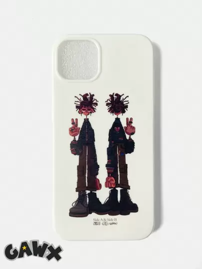 GAWX Artist 1pc Figure Graphic TPU Phone Case Compatible With IPhone, Holiday