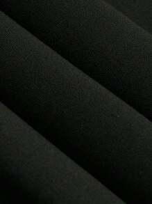 Manfinity Roughcore 男士超大字母印花撞色落肩拼色 T 恤，街头装，男友礼物，适合外出 - 彩色 - 查看 5