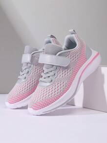 Teenagers' Thick Soled Lightweight Breathable Color Block Sports Shoes - Multicolor - View 4