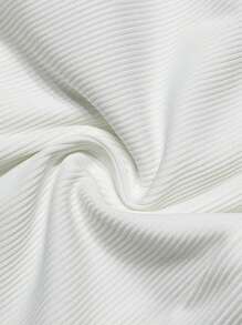 SHEIN SXY Chi tiết cắt dán Halterneck Áo liền quần - trắng - Xem 6