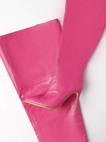 SHUZIA Ladies' Fashionable Pink Over-The-Knee Boots