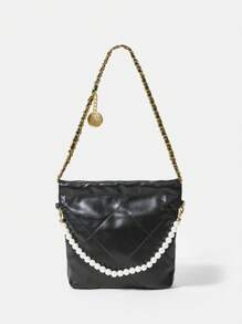 BizChic Ladies' Black Large Capacity Shoulder Bag - Black - View 1