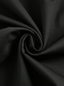 SHAPORA Solid Color Body Shaping Bodysuit - Black - View 9