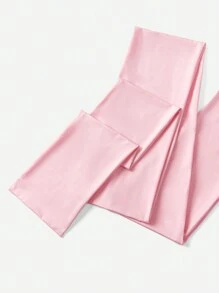 SHEIN Váy Bà bầu Lộ Lưng Hội Chữ thập Cắt ra Dây kéo màu trơn Gợi cảm - Màu Hồng baby - Xem 13