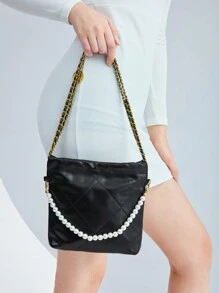 BizChic Ladies' Black Large Capacity Shoulder Bag - Black - View 8