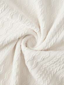 Loomaby 孕妇纯色系带前身紧身连衣裙，长袖，适合婴儿洗礼 - 白色 - 查看 11