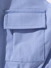 Tween Girls' Short Sleeve T-Shirt And Suspender Shorts Set - Multicolor - View 5