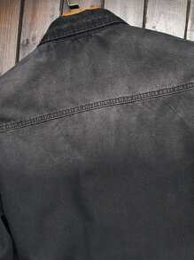 Manfinity Hypemode Men'S Zipper Denim Shirt - Black - View 7