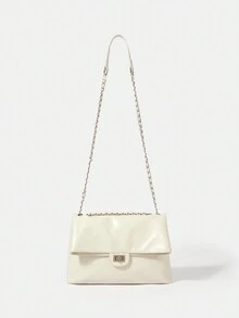 BizChic 單肩包 - 米色 - 查看 9