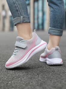 Teenagers' Thick Soled Lightweight Breathable Color Block Sports Shoes - Multicolor - View 6