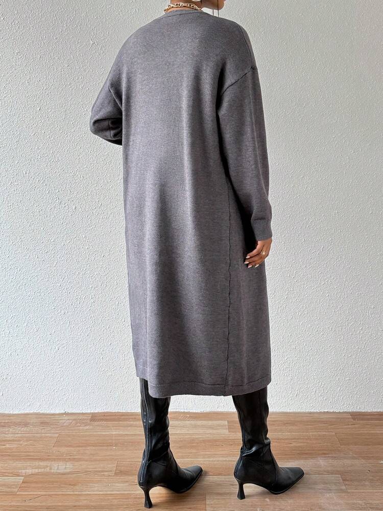 Women'S Solid Color Knitwear Two Piece Set
