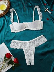 Plus Size Women's Sexy Lace Lingerie Set | SHEIN USA