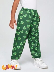 GAWX Young Boy Cartoon Graphic Sweatpants - Multicolor - View 1