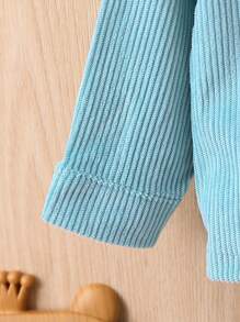 男嬰燈芯絨 2 件套服裝 - 綠色 - 查看 4