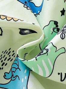 男士有趣印花工作服套裝,帶口袋 - 彩色 - 查看 3