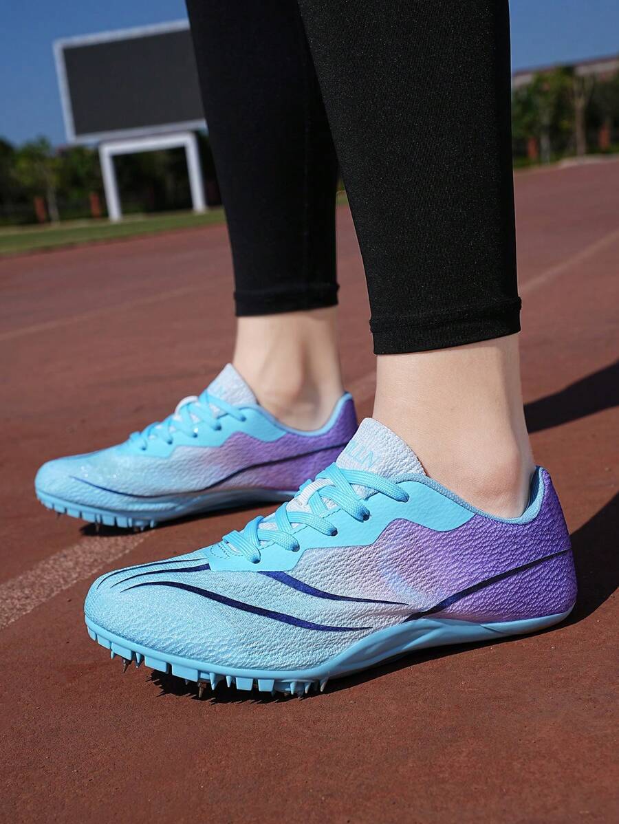 Men's Track Shoes For Middle And High School Athletic Events, Training, Running, Multi-Function Spike Jumping Shoes - Multicolor - View 1