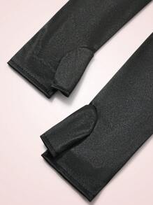 SHEIN MOD 女士手臂套,街頭潮流風格 - 黑色 - 查看 5