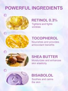 Slow Sunday Retinol Anti-Wrinkle Cream, Skincare, Moisturizes And Brightens, For Valentine'S Day, Valentines Gift, Great Ideas For Party, Gift-Giving, Outdoor Activity, Suitable For Spring Personal Care - Lotion - View 3