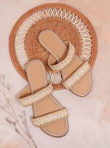 SHUZIA Women's Flat Sandals - Apricot - View 2