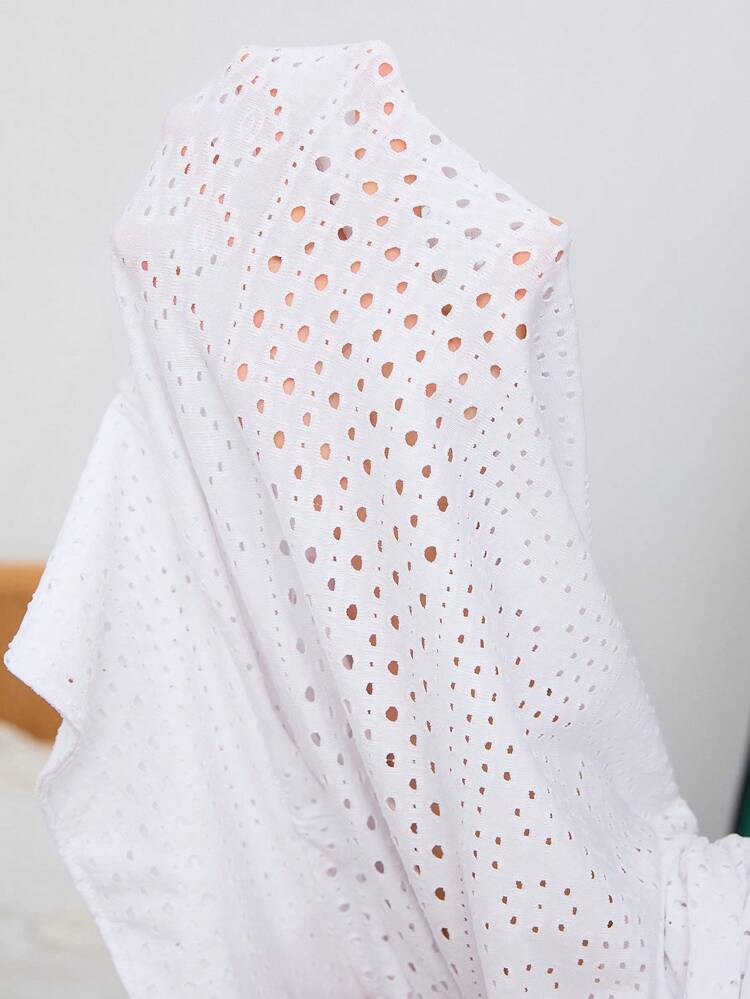 Summer Plus Size Women'S Asymmetrical Embroidered Kimono With Long Sleeves