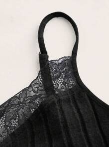 SHEIN ICON 女款拼接蕾絲吊帶背心