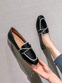 Mengshangli Women Flat Soft Bottom Slip On Round Toe Casual Loafers Comfortable Boat Shoes
