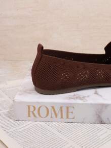 SHUZIA Của phụ nữ Mùa hè Giày phẳng - màu nâu - Xem 3
