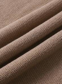 SHEIN LUNE Jersey De Cuello Alto Con Rayas De Talla Grande Y Manga Raglán - Multicolor - Ver 6