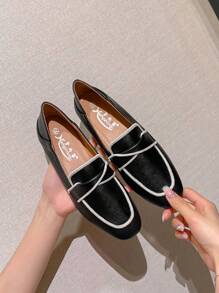 Mengshangli Women Flat Soft Bottom Slip On Round Toe Casual Loafers Comfortable Boat Shoes