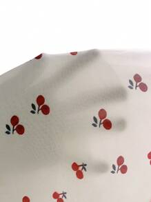 Hoa thêu Đính đá Cami Váy ngủ Với Xù Hoa Sen - trắng - Xem 6