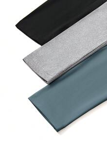 SHEIN Essnce 女款圓領長袖 T 卹 3 件套 - 彩色 - 查看 7