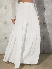 SHEIN Tall Vrouwen Ruches Zoom Rokken