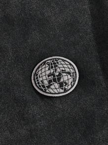 GAWX Hombres Camiseta con letra con estampado de figura de dibujos animados - Negro - Ver 4