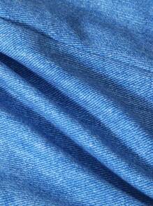 SHEIN 男嬰休閒可愛恐龍圖案立領夾克短袖 T 恤和牛仔褲套裝,夏季 - 彩色 - 查看 10