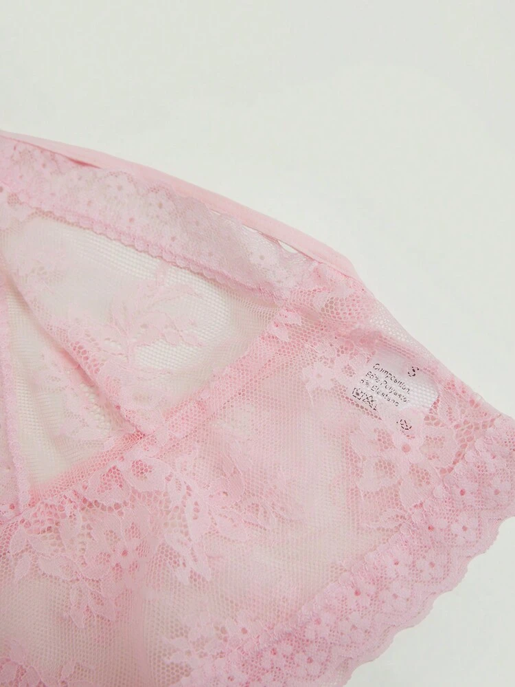 Lace Perspective Halter Sexy Lingerie