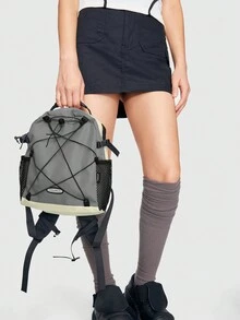 Grunge Punk 1 件時尚女用背包帶肩帶裝飾 - 彩色 - 查看 3