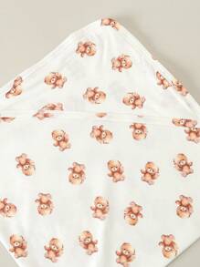 SHEIN 5入組寶寶男童可愛熊元素家居服套裝 - 彩色 - 查看 3