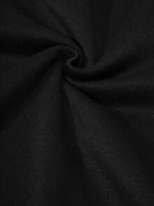 SHEIN EZwear Sudadera Con Estampado De Calavera De Mujer - Negro - Ver 3