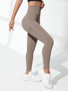 Slayform Slayform Women Sports Leggings - Khaki - View 8