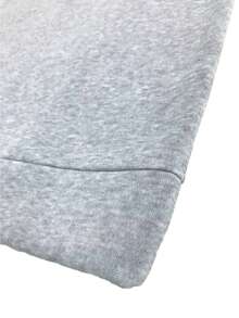 歐美服飾秋冬時尚修身燈籠袖圓領保暖休閒時尚街頭簡約衛衣洋裝 - 淺灰色 - 查看 4