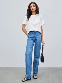 BizChic 女士短袖t恤 - 白色 - 查看 2