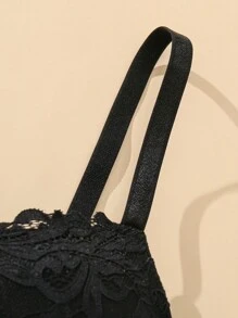 3 Piezas/set Lencería De Encaje De Sujetador Para Mujer - Multicolor - Ver 4