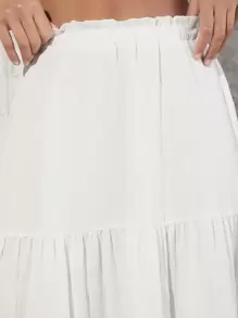 SHEIN Tall Vrouwen Ruches Zoom Rokken