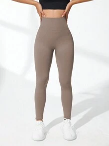 Slayform Slayform Women Sports Leggings - Khaki - View 9
