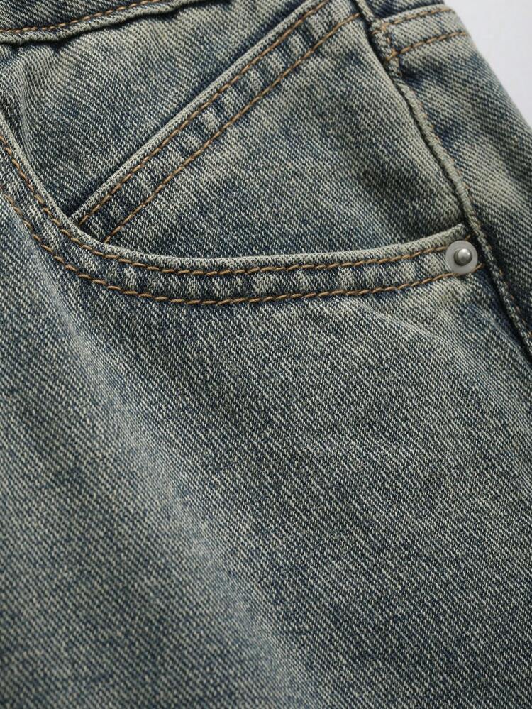 Women's Wide Leg Denim Pants,Baggy Jeans