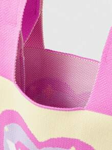 ROMWE Kawaii 情人節心形女士手提包 - 彩色 - 查看 5