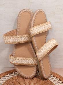 SHUZIA Women's Flat Sandals - Apricot - View 3