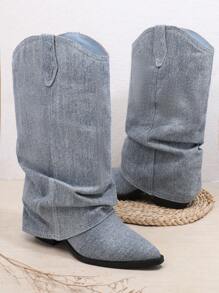 SHUZIA Bottines En Denim Pour Femmes